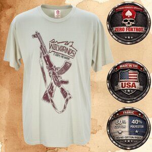 Zero Foxtrot 3XL NWOT Wolverines It Keeps Me Warm Graphic Tee Made in USA 60/40